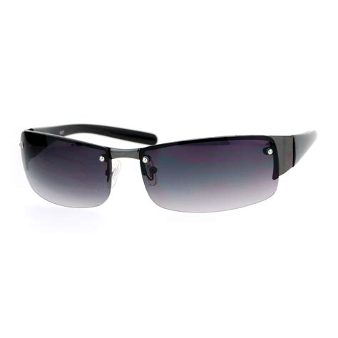 rectangular rimless sunglasses for mens|men's narrow rectangular sunglasses.